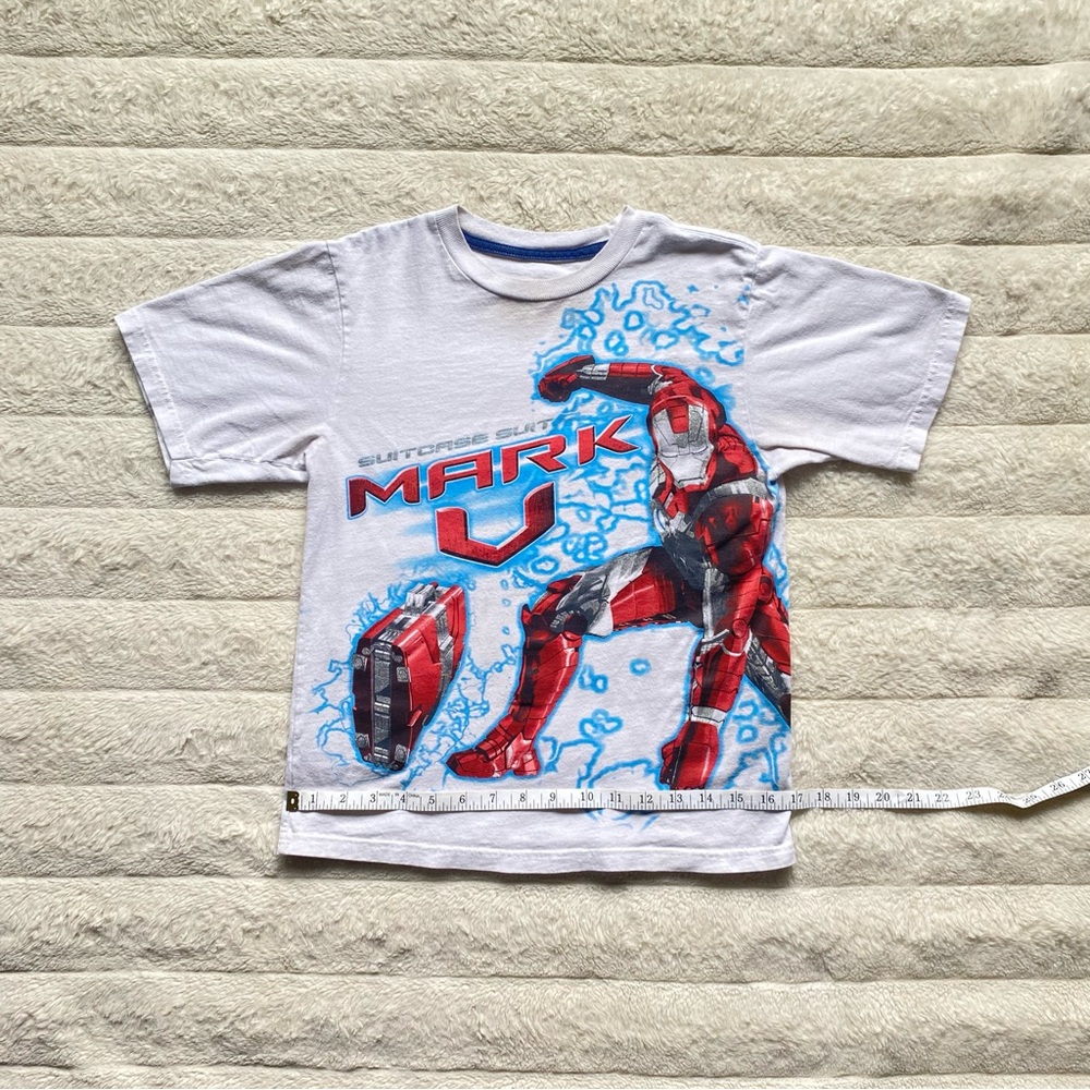 Marvel White and Red Superhero Tee Short Sleeve